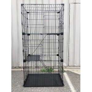 3 levels 3 access door 169 cm High Cat Budgie Hamster House Enclosure ( WPD1993 )