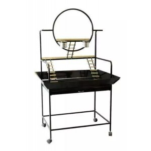 Large Bird Parrot Playpen Gym Toy Stand On Wheels WPA152